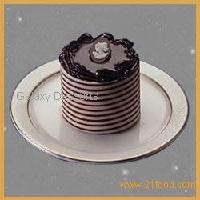 Chocolate Ribbon Mousse Cake
