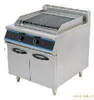 Gas Lava Rock Charbroilers with Cabinet