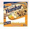 Crispy cereal bar with fruits