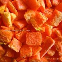 Freeze dried carrot
