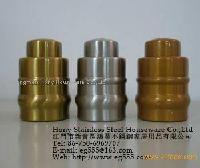 Stainless steel wine stopper