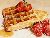 Waffle iron for fruit waffle