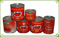 Canned tomato paste
