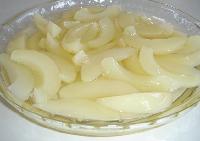 Canned white peach 1