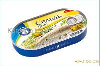 Herring fillet in oil