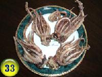 Dried squid tentacle