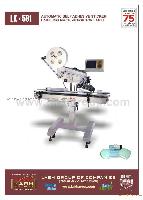 Automatic self adhesive sticker labeling machine for top label (Model LX-581)