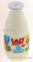 milk in  glass   bottle  1l