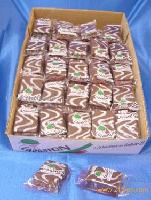 Small square milk choco cover
