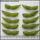 Frozen green soya beans
