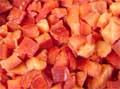 Red pepper diced