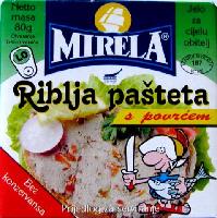 Fish PATE with vegetables, MIRELA 80 g