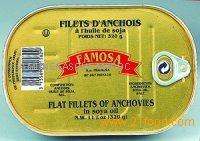 320g flat filets of anchovies in vegetable oil
