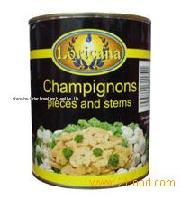 Canned piece & stems mushroom