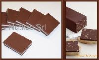 Chocolate slabs and candies