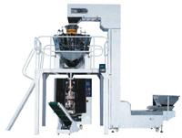 packaging line for puffed/irregular material