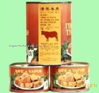 Canned steamed beef