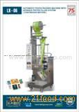 Automatic pouch packing machine with advanced piston filler system to pack liquid products (LX-06)