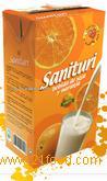 organic soy drink with orange juice