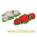 Sugar roses red and white sweets