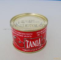 70g hard open tin canned tomato paste for West africa market