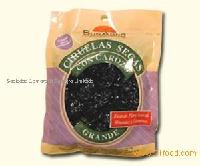 Unpitted prunes packed in small poly-bags