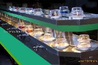 Double deck rotary sushi conveyor