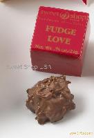 1 Piece (.75oz)  Milk   Fudge  Love - Red Box