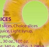 Pineapple slices