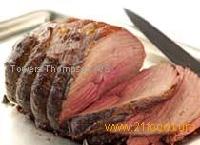 Sliced beef
