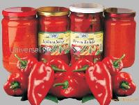 Products of red peppers