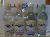 WOW3  Oxygen ated  Water  & Juice