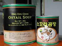 Canned oxtail soup