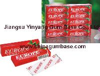 E101 Strawberry flavor chewing gum