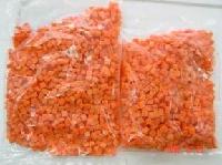 Frozen carrots diced