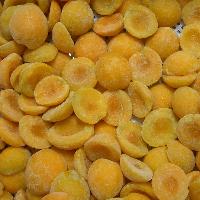 Frozen apricot halves