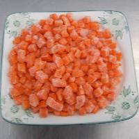 Quick frozen carrot cubes