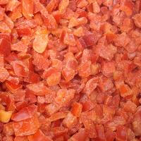 Frozen red pepper pieces