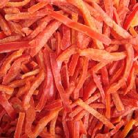IQF red Capsicum strips