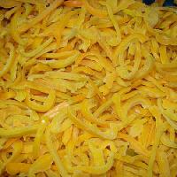 IQF yellow Capsicum strips