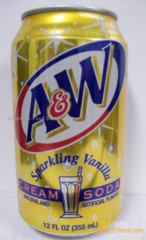 aandw cream soda can