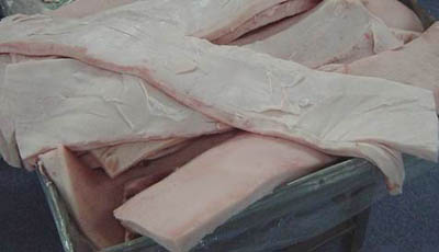 Frozen Pork Back Fat Boneless Skinless from China Selling Leads -21food.com