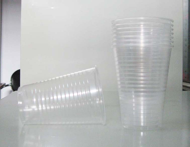 Drinking cup serving bowl plastic cup white 0.2 litre 200ml 3000-12,000 pcs. 