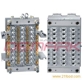 24 Cavity PET Preform Moulds Hot Runner(Shut-Off Nozzle)