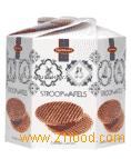 Caramel  wafer s in hexagonal  box 
