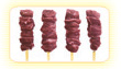 duck meat yakitori