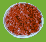 grain  red   capsicum  of quick-freeze