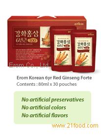 Erom Korean 6yr Red Ginseng Forte juice