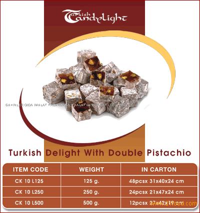 Turkish Delight With Double Pistachio