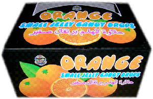 Jelly Candy Drops Orange